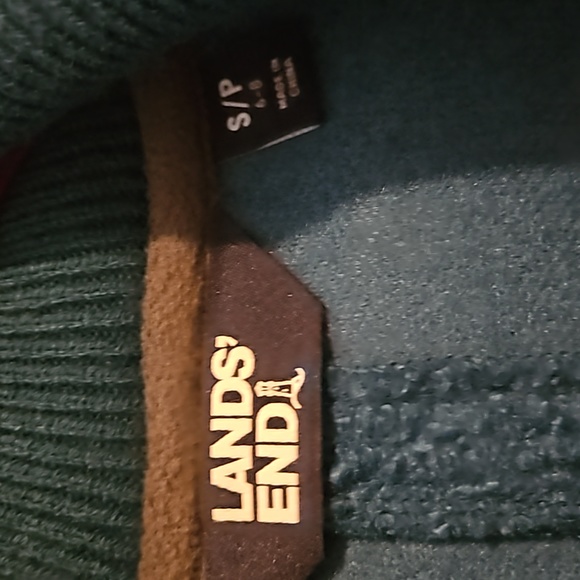 Land's End Teal coat - Picture 3 of 8